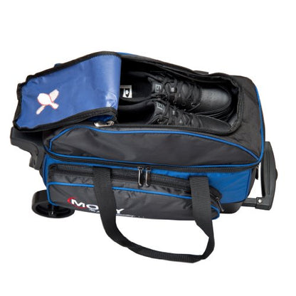 Moxy Bowling Products Double Roller Bowling Bag - color: Royal/Black