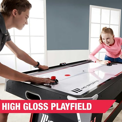 MD Sports Air Hockey Table with Arcade Electronic Scorer, Perfect for Family Game Rooms - style: 5 Ft. Arcade