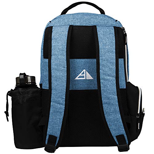 Axiom Discs Shuttle Disc Golf Backpack Bag (Choose Your Style and Color) - color: Heather Teal, style: Without Velcro Side Panel