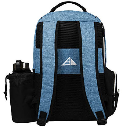 Axiom Discs Shuttle Disc Golf Backpack Bag (Choose Your Style and Color) - color: Heather Teal, style: Without Velcro Side Panel