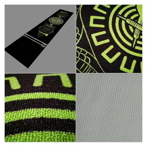 Dart Mat，Non-Slip Dart Carpet， Rubber Dart Mat Non-Slip Dart Carpet with Throwing Line Suitable for Indoor Halls Rooms Bars Dart Courts