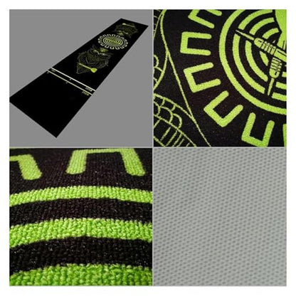 Dart Mat，Non-Slip Dart Carpet， Rubber Dart Mat Non-Slip Dart Carpet with Throwing Line Suitable for Indoor Halls Rooms Bars Dart Courts