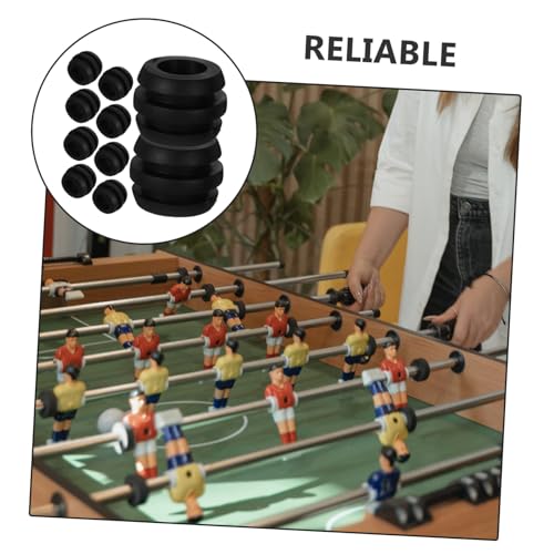 Abaodam 48pcs Foosball Table Bushings Plastic Replacement Parts for Table Football Bearings Compatible Standard Rods