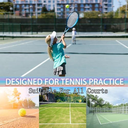 SHYUJAJIE Tennis Balls, 40 Pack Training Tennis Balls,High Elasticity Practice Tennis for Beginner, Exercise Playing Balls for Pet Dog - color: Multicolor