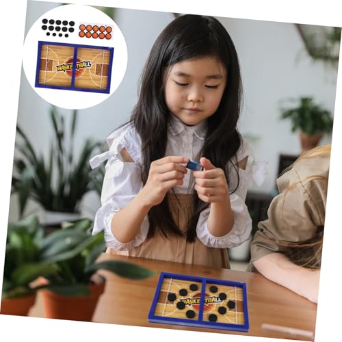 KESYOO Portable Board Games for Boys and Girls Catapult Chess Basketball Games Fast Sling Puck Enhance Competition Sense