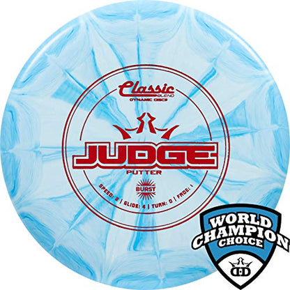 Dynamic Discs Judge Disc Golf Putter, Men and Women Frisbee Golf Putter Set, 170g+, Discs Golf Color & Stamp Will Vary, 5 Pack - style: Classic Blend Burst