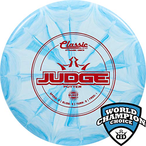 Dynamic Discs Judge Disc Golf Putter, Men and Women Frisbee Golf Putter Set, 170g+, Discs Golf Color & Stamp Will Vary, 5 Pack - style: Classic Blend Burst