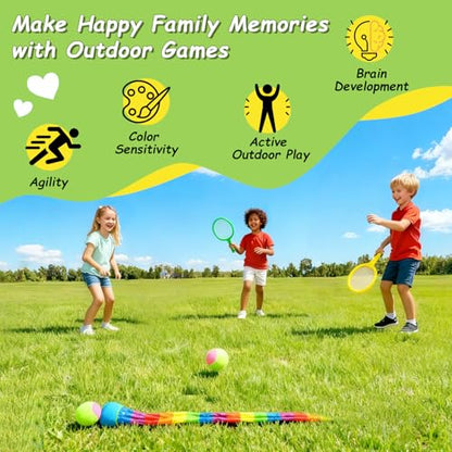 Toss and Catch Ball Set+ 6 Set Stick Ball Vest Dodge Ball Game