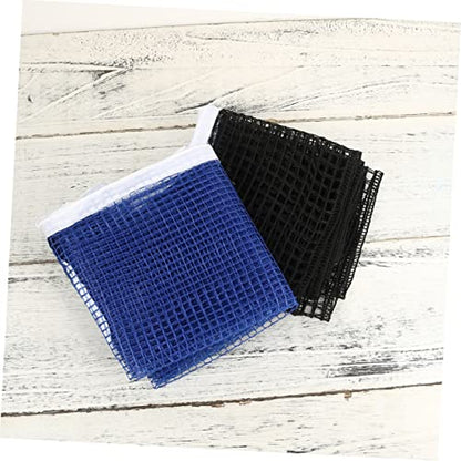 2pcs Regulation Pong Net Bike Cage Mount Base Keychain Mirror Equipment Table Tennis Ball Net Suit Table - size: 175*15CM
