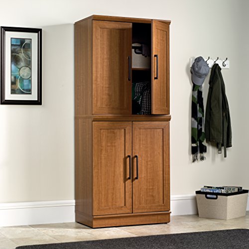 Sauder HomePlus Base Cabinet/ Pantry Cabinet, Sienna Oak finish - color: Sienna Oak