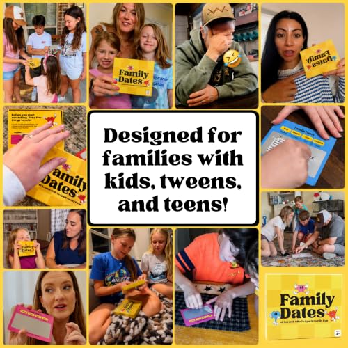 Happy Duo Family Dates 40 Scratch Off Cards – Summer Activities for Kids & Tween from Kids – Family Games for All Ages