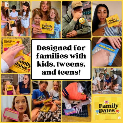 Happy Duo Family Dates 40 Scratch Off Cards – Summer Activities for Kids & Tween from Kids – Family Games for All Ages