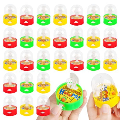 Mini Basketball Games 28pcs Finger Basketball Shooting Games Basketballs Party Favor Toys for Kids 8-12 Desktop Table Basketballs Hoop Fidget Game Space Birthday Party Decorations Supplies