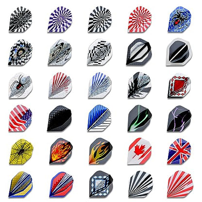 Standard Dart Flights Durable Replacement Dart Accessories Perfect Flights Equipment Supplies for Dart Games 60pcs 90pcs Select