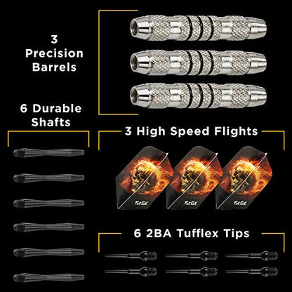 Fat Cat by GLD Products Blazer Soft Tip Darts with Storage/Travel Case, 16 Grams, Gold