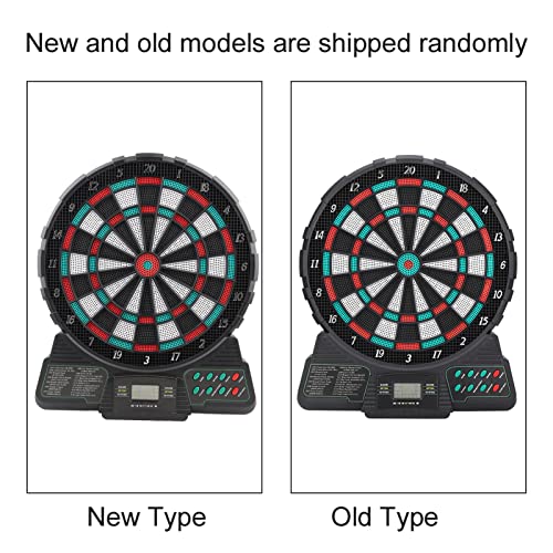 Dioche Electronic Dartboard with Automatic Scoring and Sound Reminders - Interactive Dartboard Set for 1-8 Players with LCD Display - 18 Game Modes for Home, Office, and Public Spaces