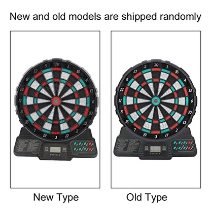Electronic Board, Electric Board Automatic Scoring Dartboard Set Darts Board Set Includes 6 Soft Tip Darts and 18 Replacement Tips for Game Room