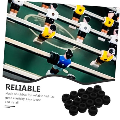 Abaodam 16pcs Table Football Machine Rod Bearings Bushings for Foosball Accessories Easy Installation Replacement Parts for Standard Tables