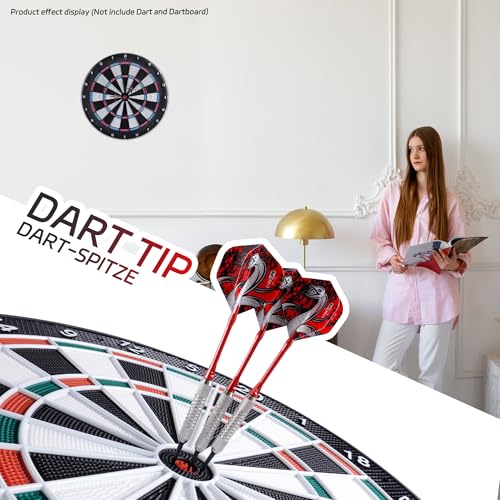 CyeeLife 2BA Thread Soft Tip Dart Points - Plastic Dart Tips - 100/1000 Pack Premium Replacement Dart Accessories - color: 1000pcs-cl11model