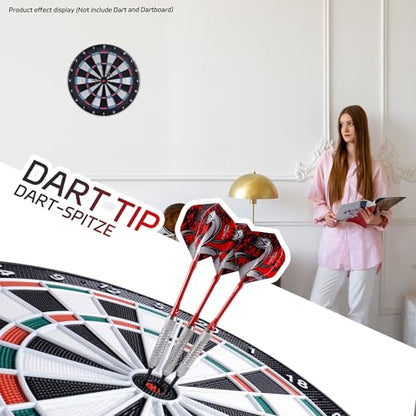 CyeeLife 2BA Thread Soft Tip Dart Points - Plastic Dart Tips - 100/1000 Pack Premium Replacement Dart Accessories - color: 1000pcs-cl11model