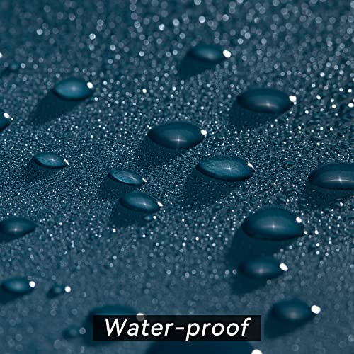 Heavy Duty Leatherette Billiard Pool Table Cover, Waterproof & Tearproof Cover for Pool Table 7/8/9FT (10 Colors Available) (8 Feet/Malachite Green)