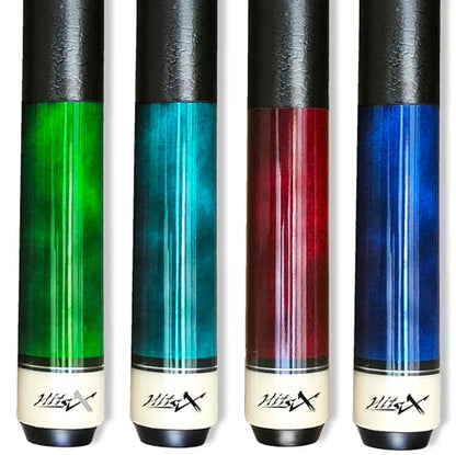 Tai ba cues Set of 4 Pool Cue Stick (19oz-20oz-), 13mm Tip, 58", Hardwood Canadian Maple Professional Billiard