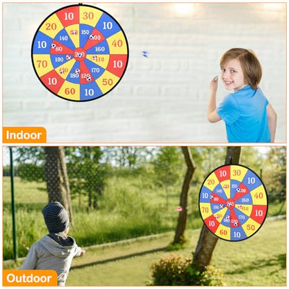 Accmor 29" Large Dart Board for Kids, Kids Dart Board with Sticky Balls, Indoor Outdoor Fun Party Play Game Toys, Boys Toys Gifts for 3 4 5 6 7 8 9 10 11 12 Years Old Boys Girls