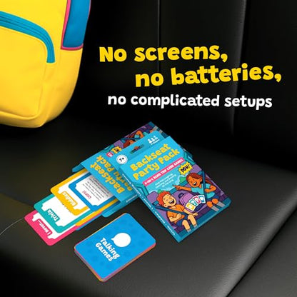 WELL BALANCED Road Trip Games for Kids Travel Essentials, Trivia, Riddles, Car Activities Must Haves for Ages 7+