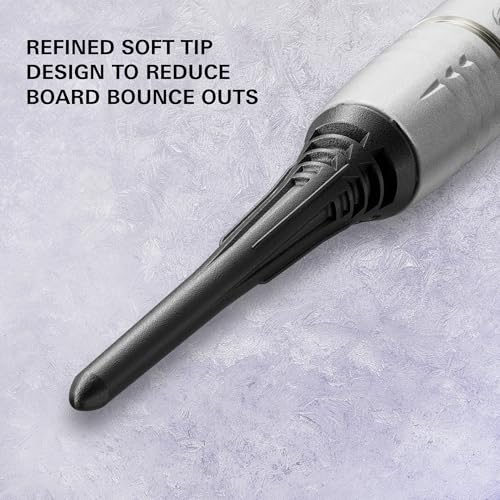 Target Darts Cryo Soft Tip Point Multipack Set of 30 Tips, White/Black | Pack of Tips, Professional Dart Accessories, Plastic Spare Replacement Points, 2BA Thread - color: Black
