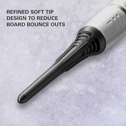 Target Darts Cryo Soft Tip Point Multipack Set of 30 Tips, White/Black | Pack of Tips, Professional Dart Accessories, Plastic Spare Replacement Points, 2BA Thread - color: Black
