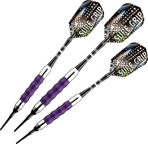 Viper Sure Grip Soft Tip Darts - color: Purple, size: 18 Grams