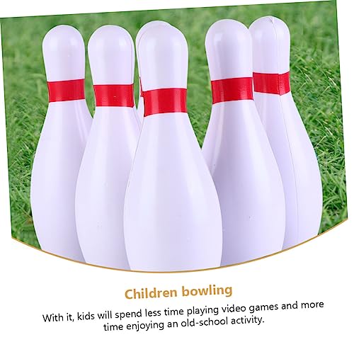 POPETPOP 1Set Colorful Bowling Ball Kit for Safe PU Material Fun Bowling with Pins Balls for Ages Easy to Assemble Play