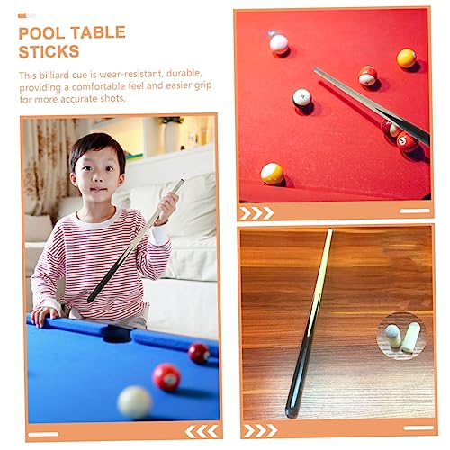 1set Short Pool Cue Stick Billiard Cue for Tight Spaces for Boys and Girls and Beginners for Home Use and Learning