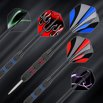 Steel Tip Darts Set 18 Grams15 Pack Steel Barrels - style: m pc 15