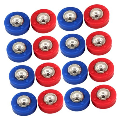 Abaodam 20pcs Tabletop Shuffleboard Game Pucks Set Mini Curling Accessories Sturdy Plastic Indoor Fun for Ages Replacement Parts for Shuffleboard Table