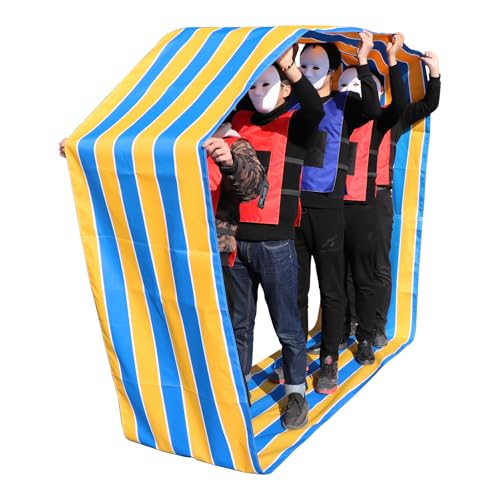 Teamwork Games Group Learning Activity Fun Playing Run Mat for Teenagers and Adults Field Day Game，Elementary School Field Day Team Building Game, Church Rally, Gym Class Exercise.perimeter 19.68ft/6M