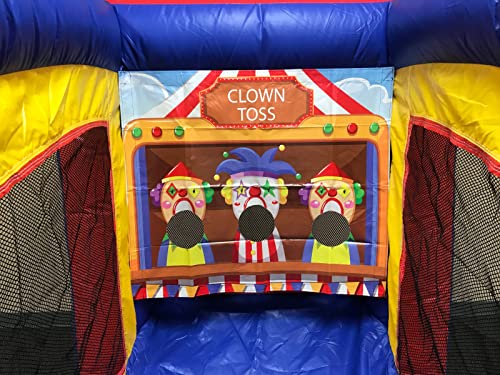 Ultralite Sealed Air Frame Games | Ball and Bag Toss | Includes Frame, Panel, Built-in Blower, Balls, and Bag | for Backyards, Carnivals, Schools, Birthday Parties