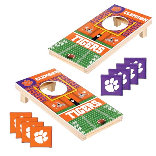 MasterPieces NCAA Syracuse Orange Tabletop Cornhole Game - Home Decor - style: Clemson Tigers