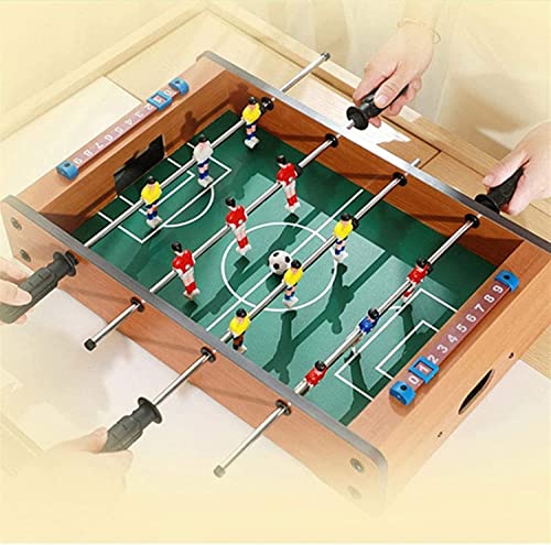 Tabletop Foosball Table- Portable Mini Table Football/Soccer Game Set with Two Balls and Score Keeper for Adults and Kids