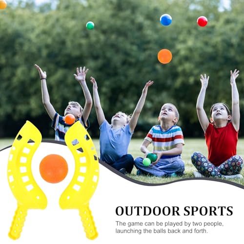 2 Sets Interactive Toss and Catch Suits Beach Toys Outdoor Playset Suits for Scoop Ball Thrower Scoop Kendama Popular Toys Balls Child Halloween Abs