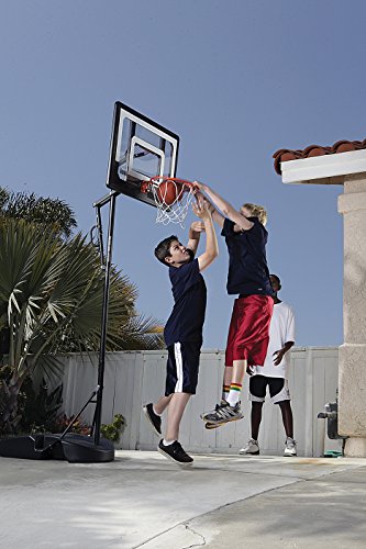 SKLZ Pro Mini Hoop Outdoor Basketball System with Adjustable-Height Pole and 7-Inch Ball, HP08-000