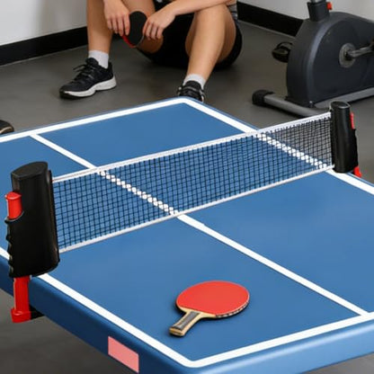 Table Tennis Net Stand, Retractable Design, 20x15x6cm, Tennis Net Post, Sports Pong Mest, Easy to Carry, for Home, Indoor Practice, Training, Game Play,