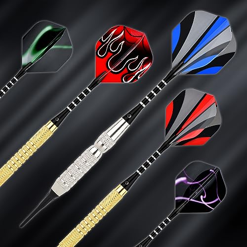 Steel Tip Darts Set 18 Grams15 Pack Steel Barrels - style: s alu15