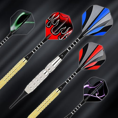 Steel Tip Darts Set 18 Grams15 Pack Steel Barrels - style: s alu15