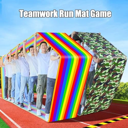 Teamwork Games Playing Run Mat Outdoor Party Game(Kids-4M) - size: Kids-4M
