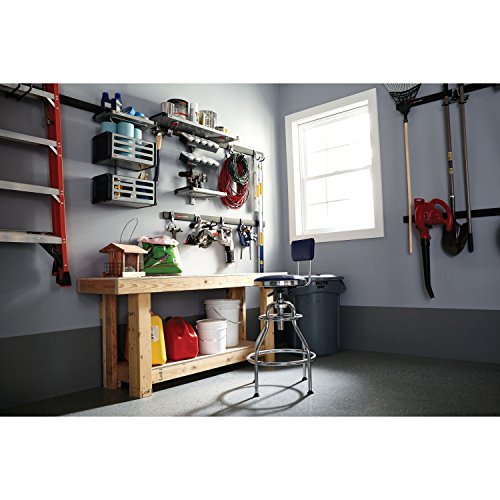 Rubbermaid FastTrack Rail Access Bin Garage Organization Bin for Sports Equipment/Gardening Supplies/Shed/Home/Garage/Item Storage - style: Storage Bin