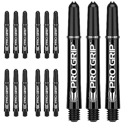 Target Darts 5 x Sets of Pro Grip Shaft - 15 in Total - color: Black, size: Short