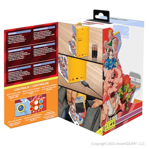 My Arcade Super Street Fighter II Nano Player Pro: Retro Gaming, 2 Games in 1, 4.8" Video Game Collectible - style: Street Fighter