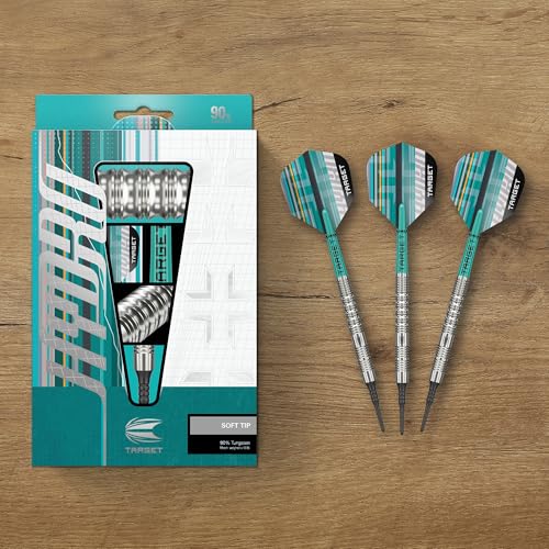 Target Darts Hydro Soft Tip Dart Set (Barrel 12), 18G/20G | 90% Tungsten Darts, Pro Ultra No.6 Flights, Pro Grip Tag Shafts, Pixel Tips | Professional Dart Sets