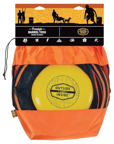 Outside Inside Freestyle Barrel Toss for Camping, Traveling and Backyard Games